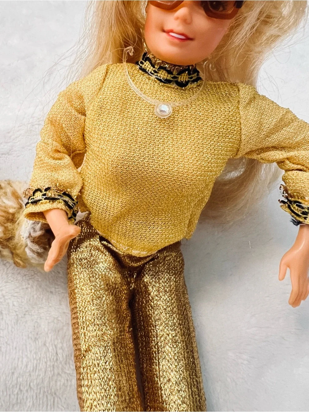 Vintage 1980 Golden Dream Barbie # 1874 Mattel Super Star Era Blonde Doll